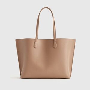 Quince Tan Leather Tote Bag